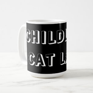 Childless cat lady coffee mug