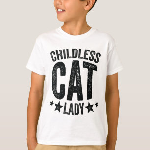 Childless Cat Lady Comma La Kamala Harris For Pres T-Shirt