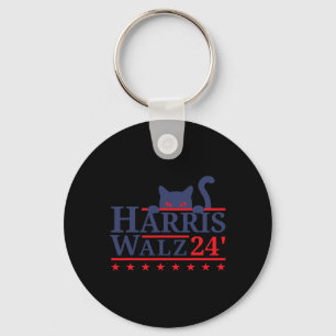 Childless Cat Lady For Kamala Harris Tim Wheimer 2 Key Ring