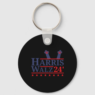 Childless Cat Lady For Kamala Harris Tim Wheimer 2 Key Ring
