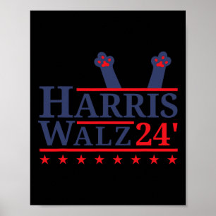 Childless Cat Lady For Kamala Harris Tim Wheimer 2 Poster
