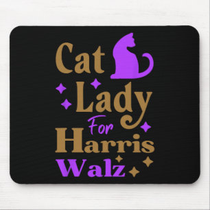 Childless Cat Lady For Kamala Harris Tim Wheimer W Mouse Mat