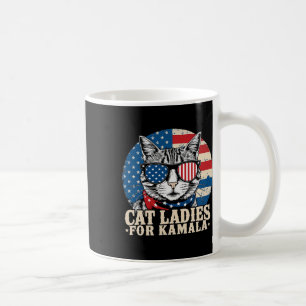 Childless Cat Lady For Kamala Harris Voting Coffee Mug