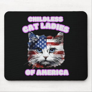 Childless Cat Lady For Kamala Mouse Mat