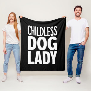 Childless Cat Lady Funny Vote 2024 Fleece Blanket
