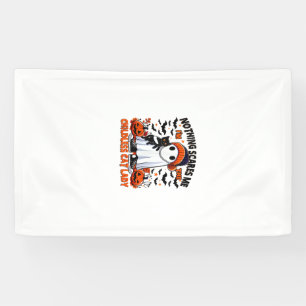 Childless Cat Lady Halloween Spooky Ghost Costume Banner