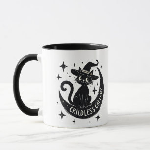 Childless Cat Lady Harris Walz Halloween Pastel Mug