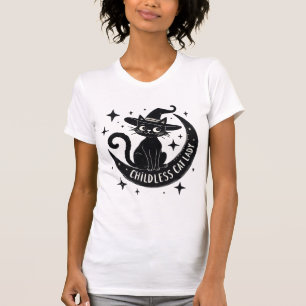 Childless Cat Lady Harris Walz Halloween Pastel T-Shirt
