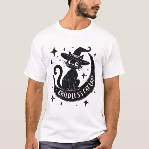 Childless Cat Lady Harris Walz Halloween Pastel T-Shirt