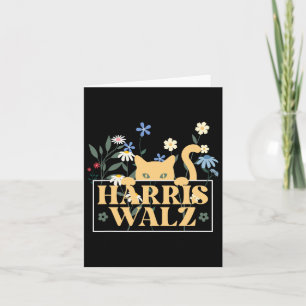 Childless Cat Lady Harris Wheimer Waltz Floral Wom Card