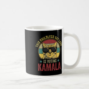 Childless Cat Lady Is Voting For Kamala Harris 202 Coffee Mug