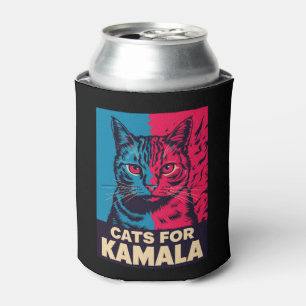 Childless Cat Lady is Voting Kamala Harris 2024 Can Cooler