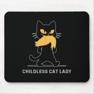 Childless Cat Lady Kamala Harris 2024 47 47th Pres Mouse Mat