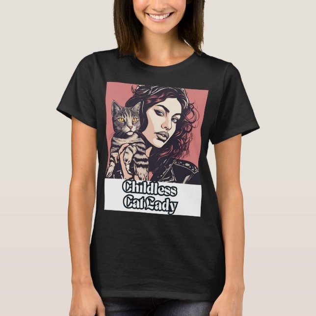 Childless Cat Lady - Rock the Vote Tee (Front)