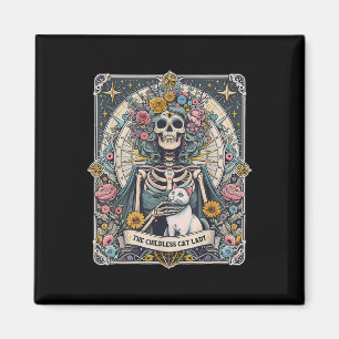 Childless Cat Lady Tarot Card Magnet