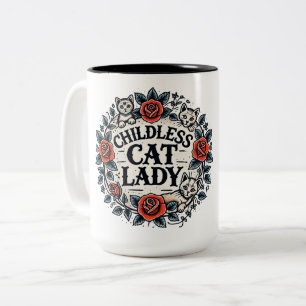 Childless Cat Lady                                 Two-Tone Coffee Mug