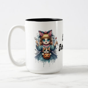 CHILDLESS CAT LADY  Two-Tone COFFEE MUG
