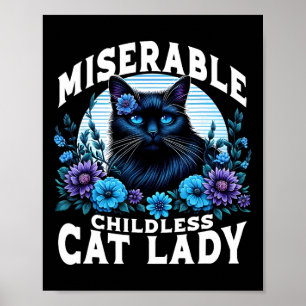 Childless Cat Lady Us Election Day Cat Ladies  Poster