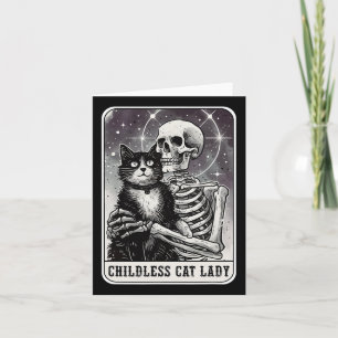 Childless Cat Lady Vintage Tarot  Card