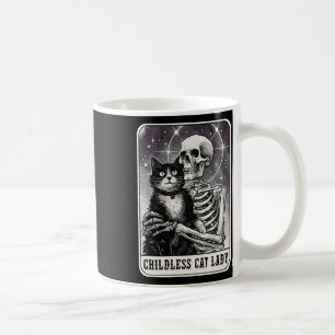 Childless Cat Lady Vintage Tarot Coffee Mug