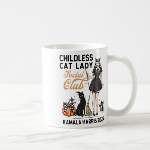 Childless Cat Lady Vote Halloween Witches Feminist Coffee Mug