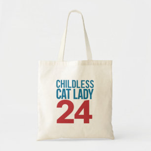 Childless Cat Lady Voting Election 2024 USA  Tote Bag