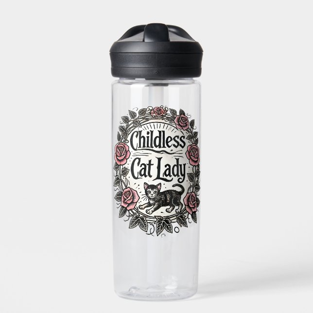 Childless Cat Lady                                 Water Bottle (Front)