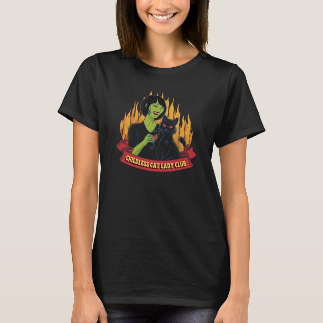 Childless Cat Lady Women's T-Shirt (Front)