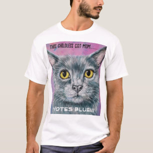 Childless cat mum T shirt