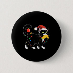 Childless Christmas Cat Lady Trump Hair Vote Kamal 6 Cm Round Badge
