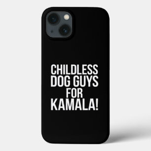 Childless Dog Guys for Kamala 2024 Vote Harris iPhone 13 Case