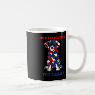 Childless Dog Guys For Kamala Harris 2024 Coffee Mug