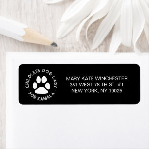 Childless dog Lady for kamala cute dog paw black