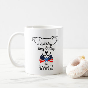 Childless Dog Lady Kamala Harris 2024 President  Coffee Mug