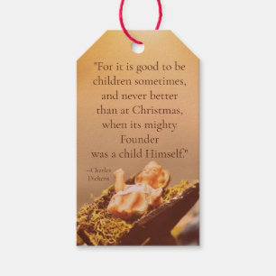 Childlike Christmas Wonder Gift Tag