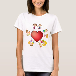 Children and heart T-Shirt