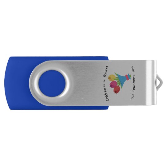 Children are the Flowers two tone USB USB Flash Drive