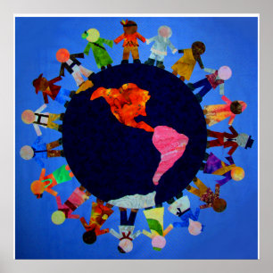 Children around the World Canvas Print: Poster