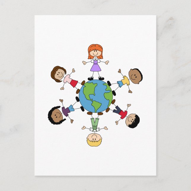 Children Around The World Postcard (Front)