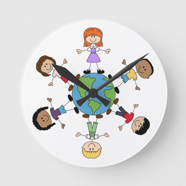 Children Around the World Round Clock (Front)