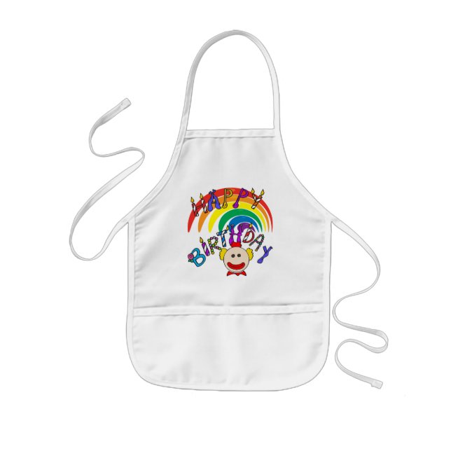 Children Birthday Kids Apron (Front)