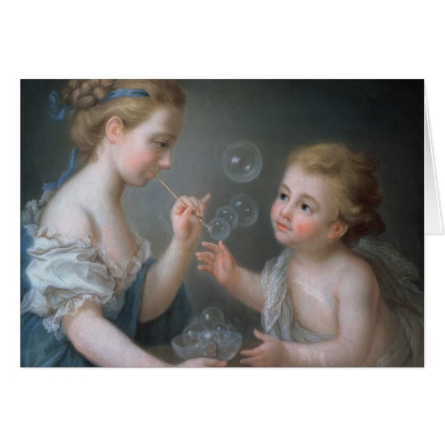 Children blowing bubbles (Front Horizontal)