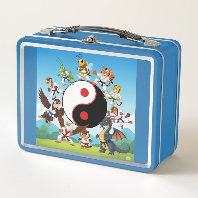 children Blue Lunch Box (Front)