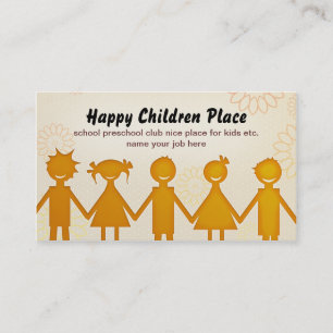 children business card