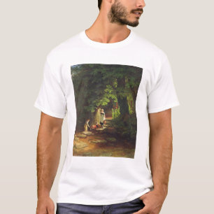 Children by a Brook, c.1822 (oil on panel) T-Shirt