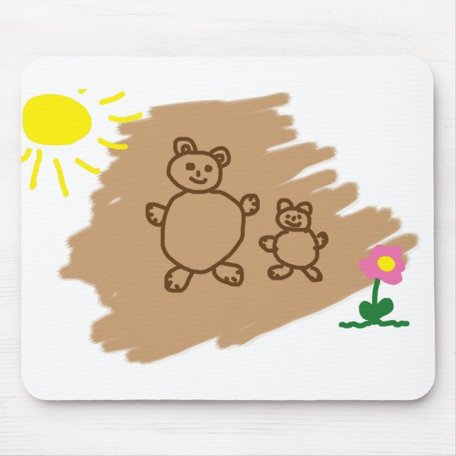 Children Drawing Mouse Mat (Front)