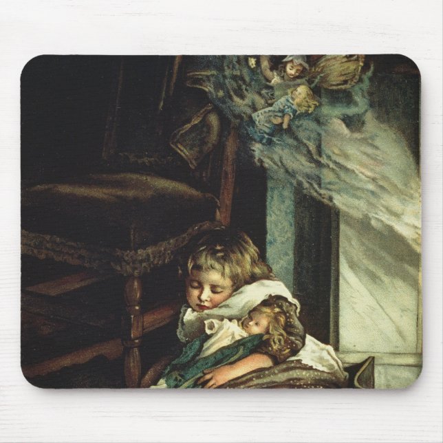 Children dreaming of toys mouse mat (Front)