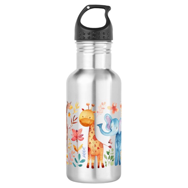 Children Drinking bottled stainless steel African  532 Ml Water Bottle (Front)