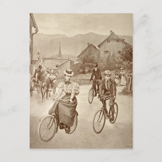 Children Empress Elisabeth: Gisela & Prince Rudolf Postcard (Front)