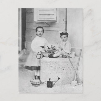 Children Empress Elisabeth, Gisela & Rudolf Postcard